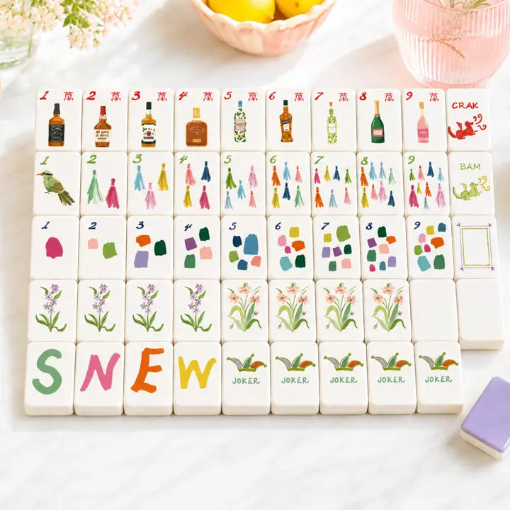 Cocktails Mahjong Kit