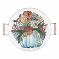 Always Thankful Fall Foliage Enamel Tray