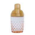 Glass & Stainless Steel Cocktail Shaker 3-3/4"Rd x 7-1/2"H
