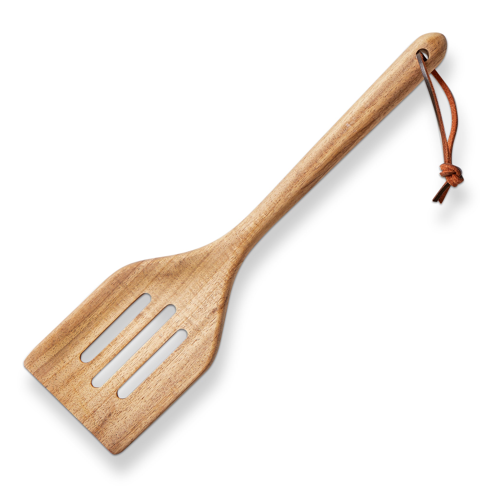 Acacia Wood Slotted Spoon