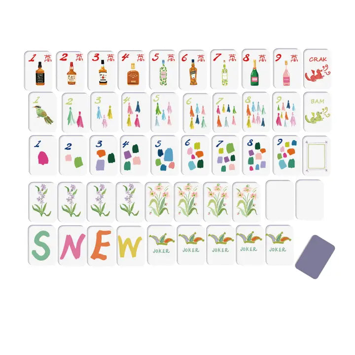 Cocktails Mahjong Kit