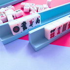 Mini Mahjong Mat Pink Blue