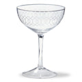 Fitz Etched Coupe Glass