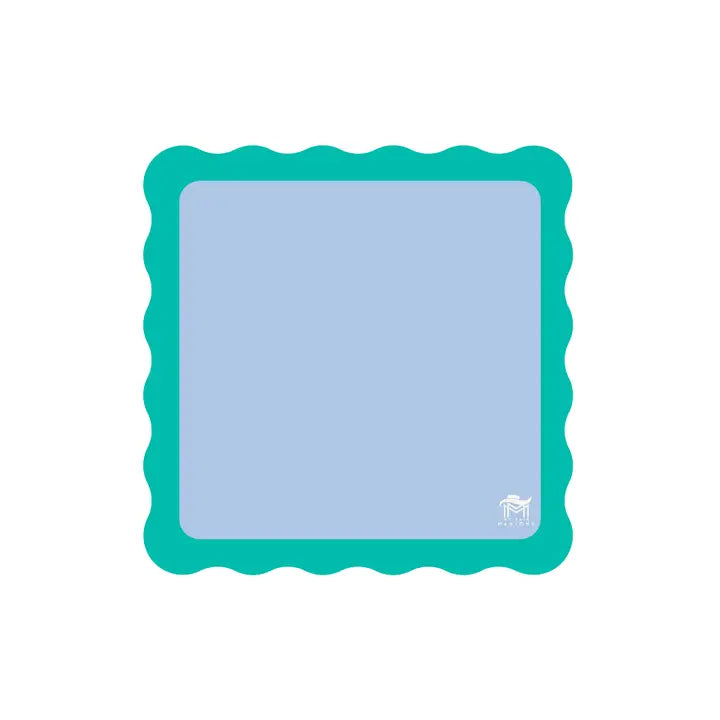 Mini Mahjong Mat Blue Green