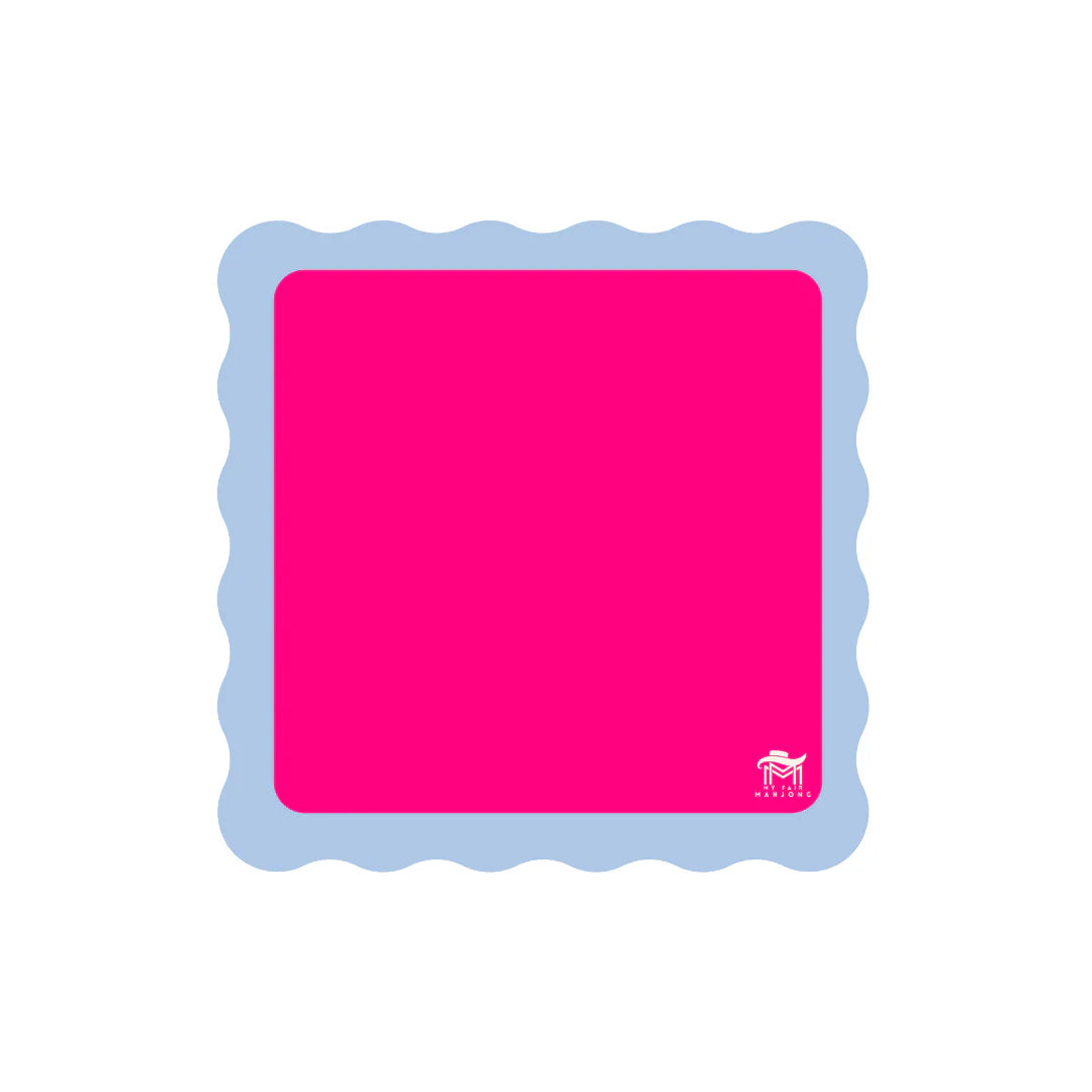 Mini Mahjong Mat Pink Blue