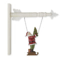 16 Inch Glittered Resin Traditional Santa on Sled Arrow Replacement