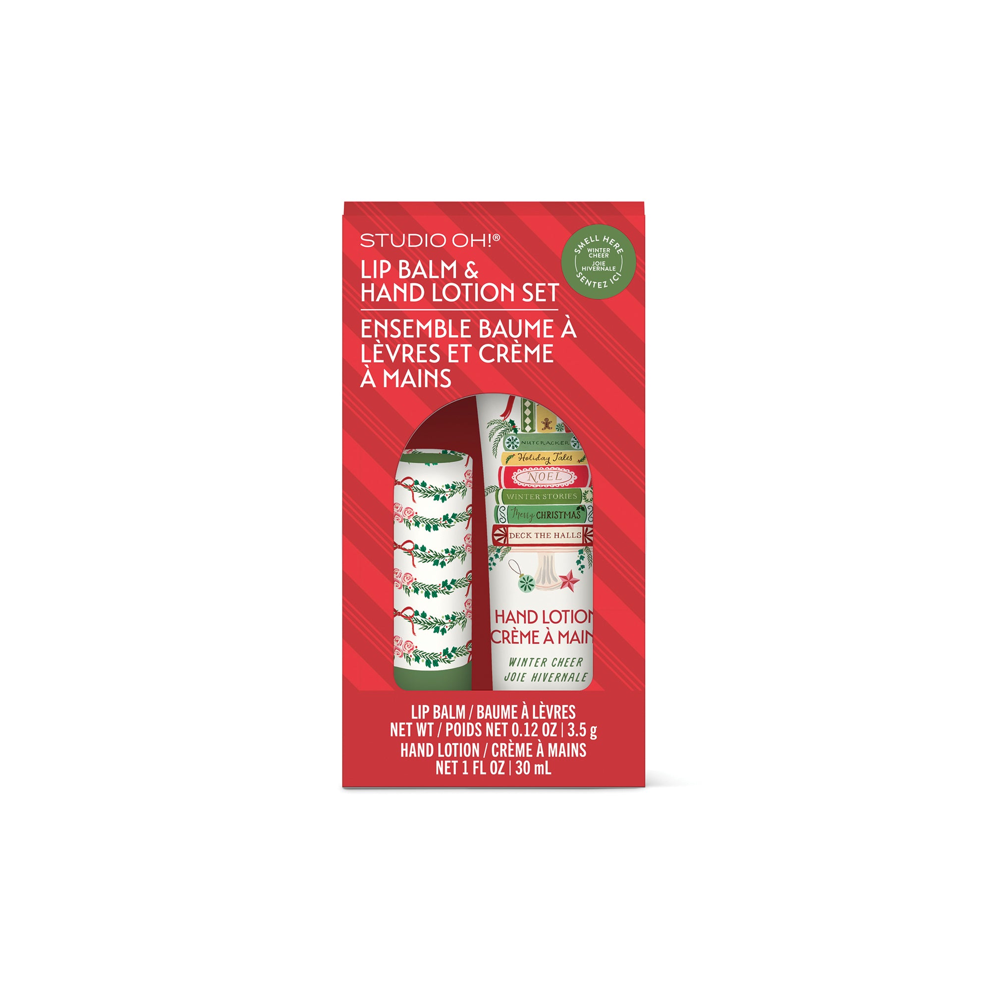 Bookish Christmas Lip Balm & Hand Lotion Set