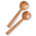 Carved Handle Serving Utensil (set of 2)